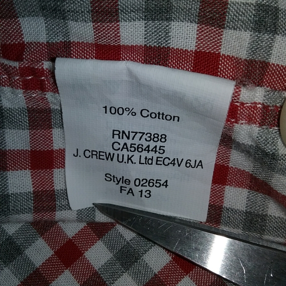 J Crew men's long sleeve casual shirt size LT - Picture 7 of 8